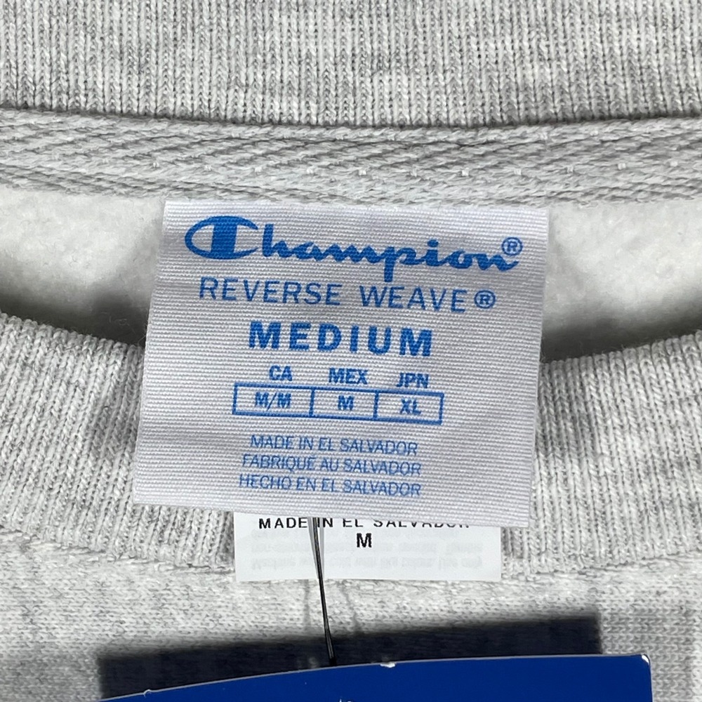 Champion Reverse Weave Penn University Sweatshirt Gray Medium CS3050 NEW - Picture 3 of 9